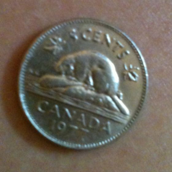 Canadian nickel 1922