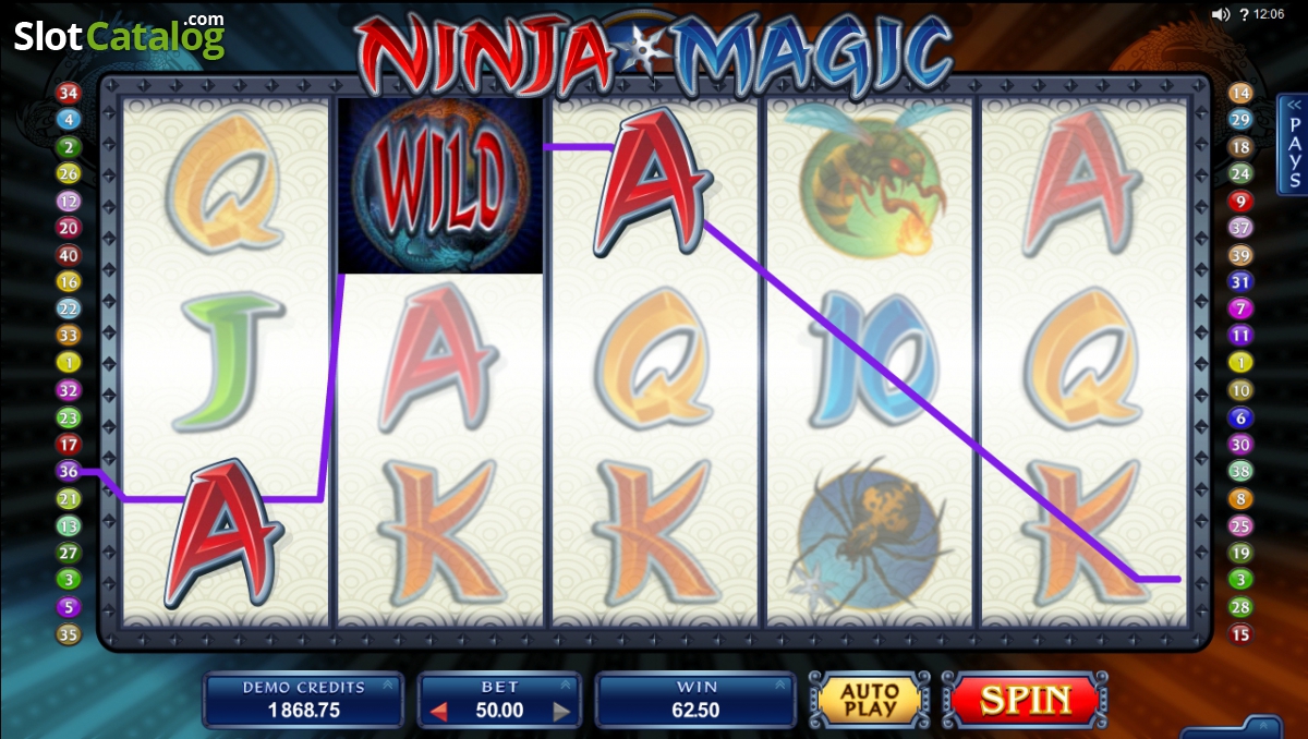 Ninja magic slot machine
